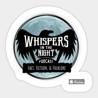 Whispers in the Night 2018 iTunes Logo Sticker